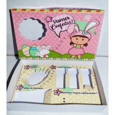 Arquivo De Corte P�scoa Mini Confeiteiro Menina Coelha 1 - S