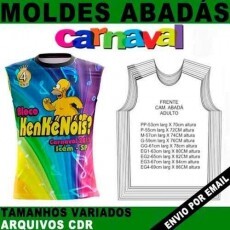Moldes Abads Carnaval Corte Costura Sublimao