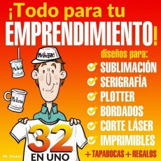 Combo Sublimar Serigrafa Cortes Bordados