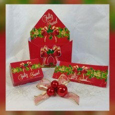 Kit Arquivo Digital Caixa Envelope E Componentes Natal Jpeg