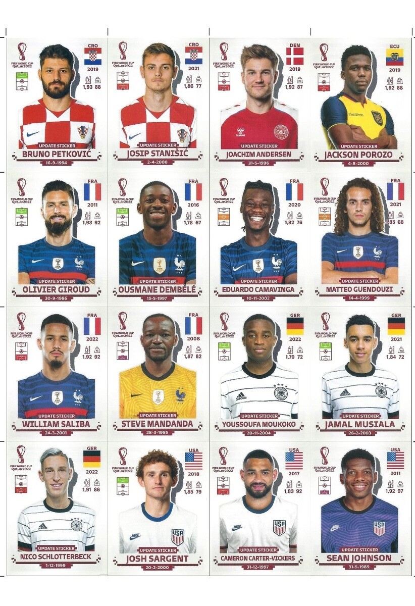 Arquivo Em Pdf Atualização Figuras Da Copa Do Mundo 2022