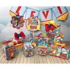 Kit Tom Y Jerry Archivo Digital Editable En Power Point