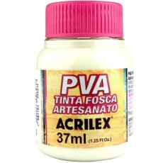Tinta PVA Fosca Saara 37ml Acrilex - Tinta para madeira, cortia, Isopor, Papel, Palha e PET