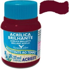 Tinta Acrlica Brilhante Vinho - Tinta acrilica para pintura artesanal - Acrilex - 37ml