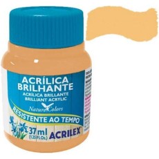 Tinta Acrlica Brilhante Amarelo Pele - Tinta acrilica para pintura artesanal - Acrilex - 37ml