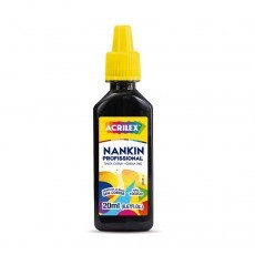 Tinta Nankin Profissional 20 ML Acrilex - Nanquim para Contornos
