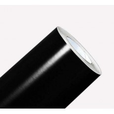 Vinil Adesivo Para Balo Bubble 5 Metros Preto Brilho
