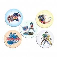 40 Etiquetas Adesivas 3,5cm Beyblade