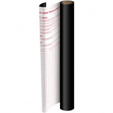 Plastico Adesivo 45Cmx10M Pvc Preto 0,08