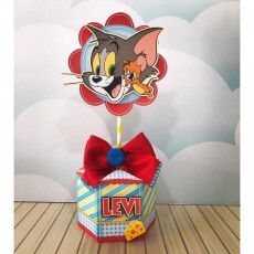 10 Centro De Mesa Personalizado Tom E Jerry