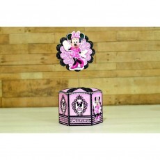 12 Centro De Mesa Personalizado Minnie Rosa