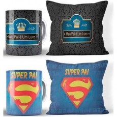 Estampas Dia Dos Pais Kit 100 Artes Canecas Almofadas
