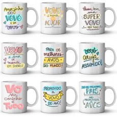Pack Artes Canecas Av Av Frases Coloridas Mockups Png