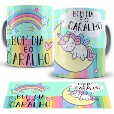Pack Digital Artes Canecas Unicrnio Indiscreto Malcriado
