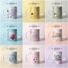 Estampas Caneca Dia Das Mulheres Frases De Coragem Incentivo