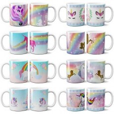 Artes Unicrnio Sublimao Canecas Mockups Estampas