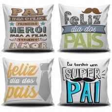 Estampas Lettering Almofadas Dia Dos Pais Artes Sublimao