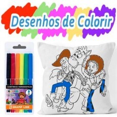 Estampas Colorir Sublimao Almofadas 900 Artes Corel