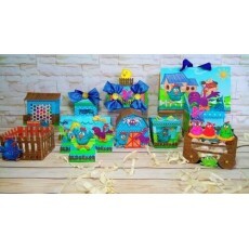 Arquico De Corte Silhouette Galinha Pintadinha -kit 02