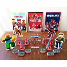 Kit S Um Bolinho Roblox Festa Em Casa