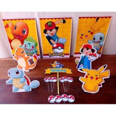 Kit S Um Bolinho Pokmon Festa Em Casa