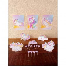 Kit Festa S Um Bolinho Unicrnio