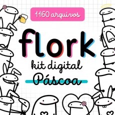 Pack Flork Pascoa 1160 Arquivos Caixa Embalagem Ovo + Brinde