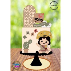 Arquivo De Corte Topo De Bolo Maria Bonita Baby Cute