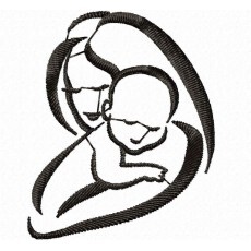 Matriz Bordado Conjunto Contorno Mame E Beb