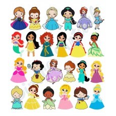 Coleo Princesas Disney.. 24 Lindas Matrizes De Bordados!