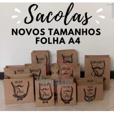 Arquivo De Corte Sacolas 4(sem Arte) - Studio E Pdf