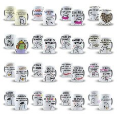 Combo Estampas Caneca Bento Flork 90 Arquivos Corel E Png