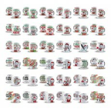 Kit Arte 125 Caneca Natal Flork Arquivos Frase Elementos Png