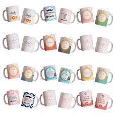 Pack Artes Canecas Sublimao Batizado Batismo 100 Arquivos
