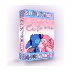 Pack De Artes Para Caneca Stitch E Angel +150 Arquivos