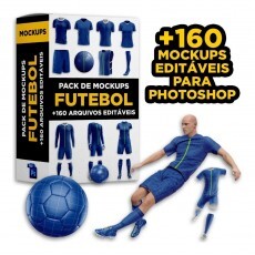 Pack De Mockups De Futebol (+160 Arquivos Editveis)