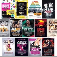 Pack Flayers Em Psd Editvel Shows Festas+de 400 Artes