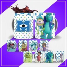 Pack Monstros S.a Artes Estampas Sublimao De Canecas