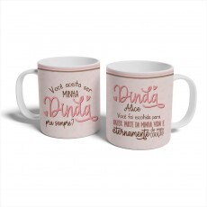 Pacote De Artes Canecas Personalizadas Dindo Dinda Madrinha