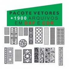 Kit 1900 Design Vetores Paineis Cnc Router, Laser O Melhor