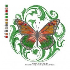 Borboleta 14,7x14,9cm * Pes Jef Dst Xxx Exp