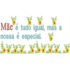 Matriz Bordado Ponto Cheio Me Corao Frase Dinda H898