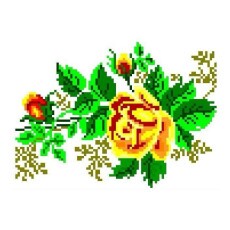 Matriz Bordado Ponto Cruz Flores Rosas Floral Botes Cd196