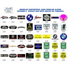 Kit 4 Bordados Moto, Turismo, Serra, Rotas - Frete Grtis
