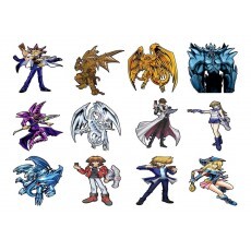 Termocolante Estampado, Yu-gi-oh, Monstros, Duelo De Cartas
