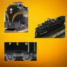 Locomotiva Maria Fuma�a El�trica Tipo Gg1 - Empapel E 3d