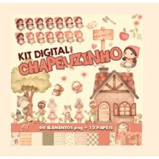 Kit Digital Combo - Chapeuzinho Vermelho Aquarela