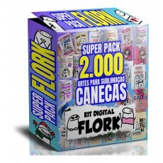 Pack 1950 Artes Para Sublimao - Flork Bento Meme +brindes