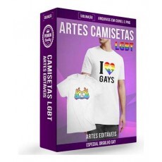 Artes Sublimao Camisetas Lgbt Orgulho Gay Editveis Mockup
