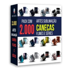 Pack 2000 Artes Para Sublimao Caneca Filmes E Sries